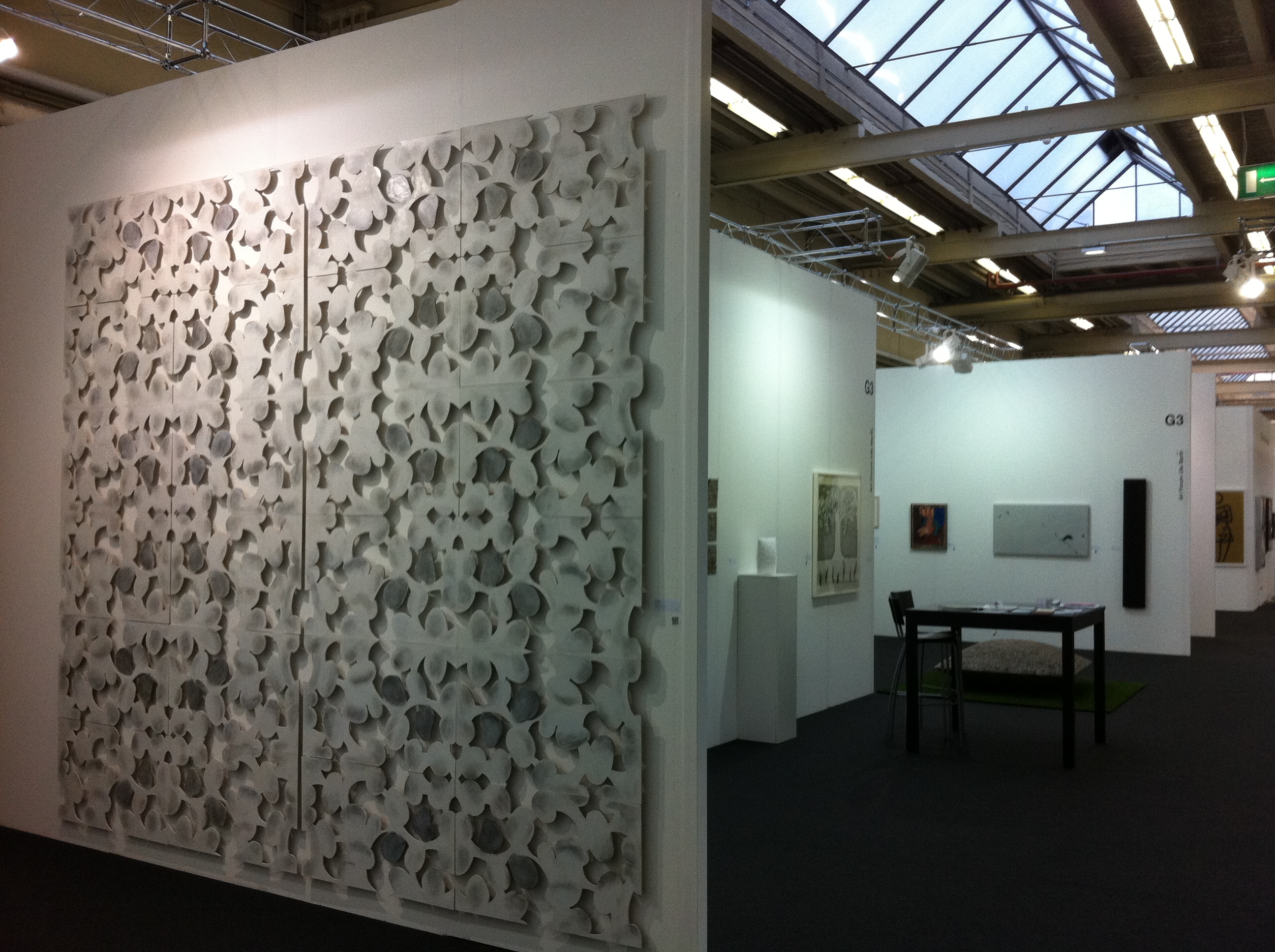 Ute Haecker "Polar-Wand" @ KUNST 11 Z�RICH am Stand der Galerie ART FORUM UTE BARTH, Z�rich